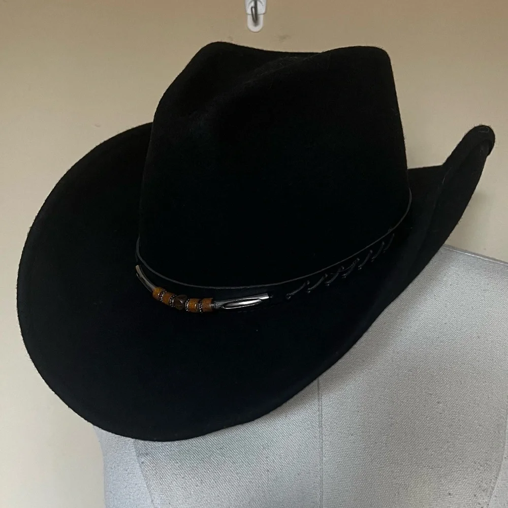 Vintage Wrangler Twenty X Western Cowboy Hat – 100% Wool Made in USA